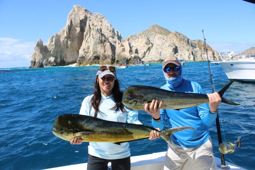 Cooking Dorado in Cabo San Lucas