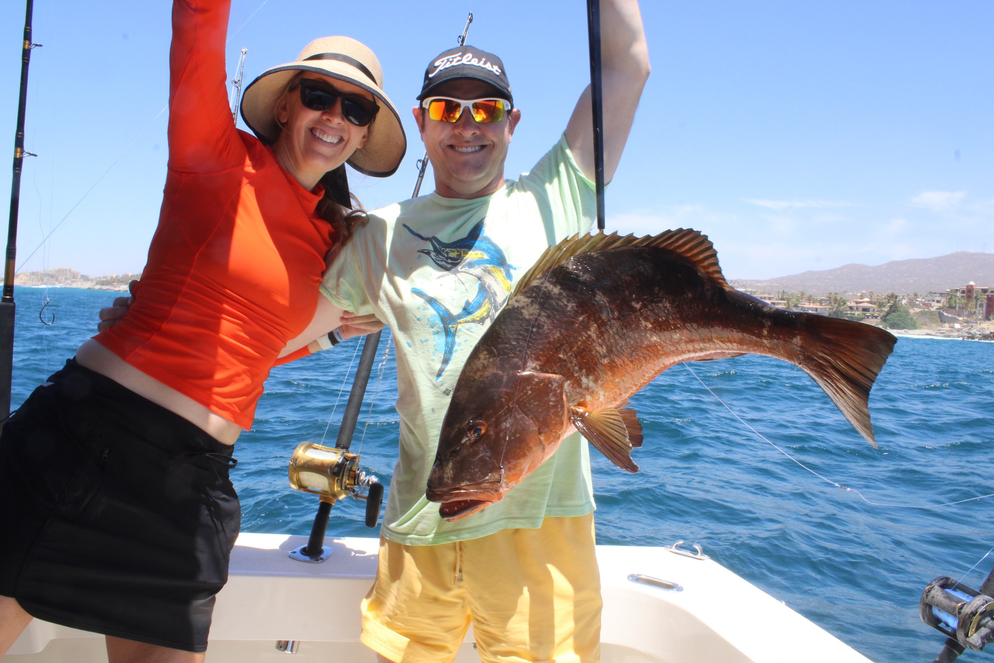 Grouper inshore fishing in Cabo San Lucas